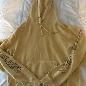 Obey yellow hoodie